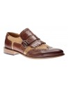 YES LONDON leather shoes CARLITOS2 VITELLO EBANO brown