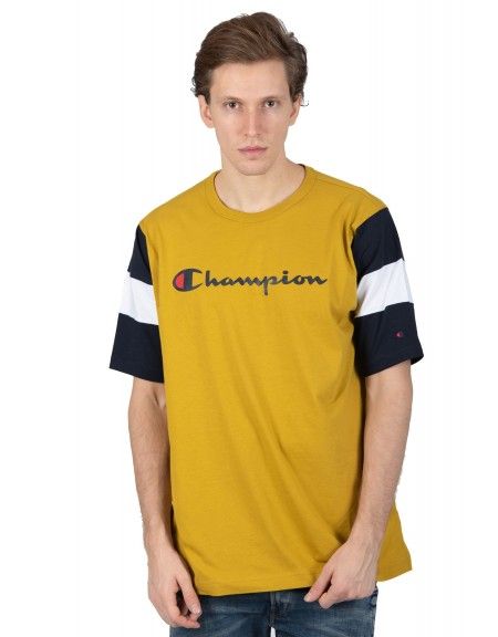 CHAMPION t-shirt 213644-YS071 κίτρινο