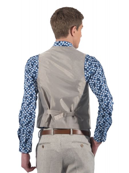 BESILENT MAN vest BSPC0022 beige