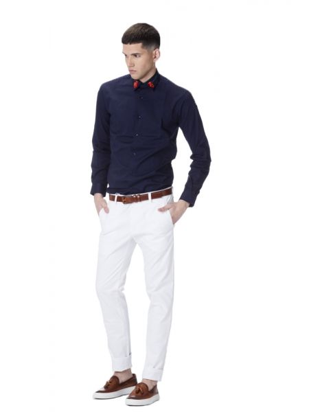 PAPILIO GARAMAS shirt PGBR-400/NAVY blue marine