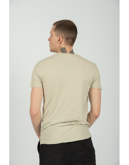 XAGON MAN t-shirt VUZ440 μπεζ XAGON MAN - 2