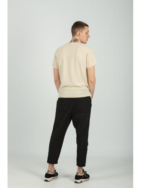 XAGON MAN t-shirt D12501 μπεζ XAGON MAN - 6