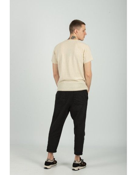 XAGON MAN t-shirt D12501 μπεζ XAGON MAN - 6