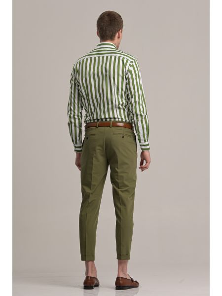 GUARDAROBA shirt GU-400/01 white-green GUARDAROBA - 5
