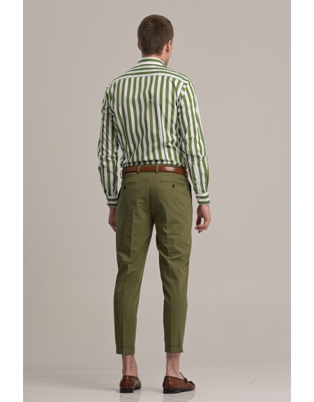 GUARDAROBA shirt GU-400/01 white-green GUARDAROBA - 5