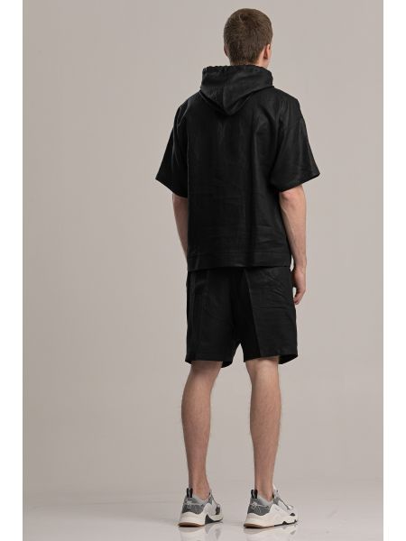 I AM BRIAN βερμούδα chino BE1265 μαύρη I AM BRIAN - 5