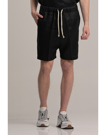 I AM BRIAN βερμούδα chino BE1265 μαύρη I AM BRIAN - 2