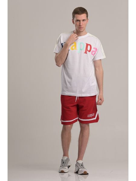 KAPPA t-shirt 304S7M0 A08 white KAPPA - 4