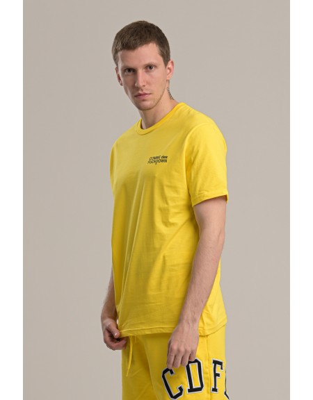 COMME DES FUCKDOWN t-shirt CDFU718 yellow COMME DES FUCKDOWN - 3