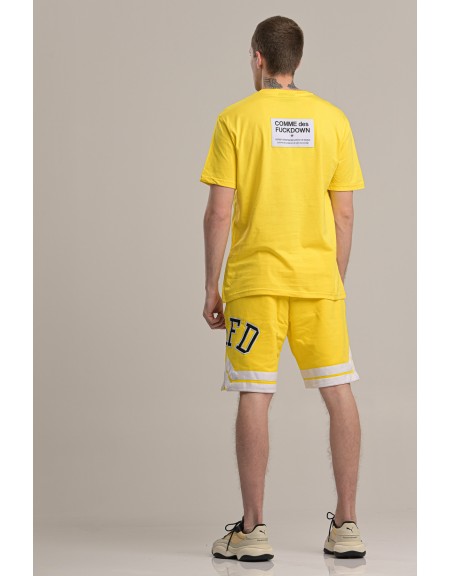 COMME DES FUCKDOWN t-shirt CDFU718 yellow COMME DES FUCKDOWN - 5