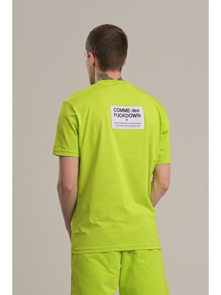 COMME DES FUCKDOWN t-shirt CDFU718 πράσινο COMME DES FUCKDOWN - 2