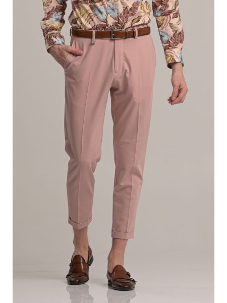 GUARDAROBA παντελόνι chino GZR-280/06 ροζ GUARDAROBA - 1