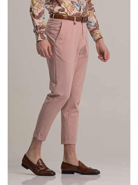 GUARDAROBA παντελόνι chino GZR-280/06 ροζ GUARDAROBA - 3