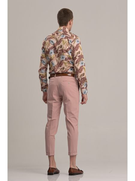 GUARDAROBA pants chino GZR-280/06 pink GUARDAROBA - 5