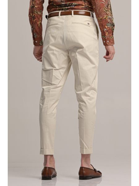I AM BRIAN παντελόνι chino PA1252 εκρού I AM BRIAN - 2