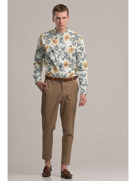 I AM BRIAN pants chino PA1252 brown I AM BRIAN - 4