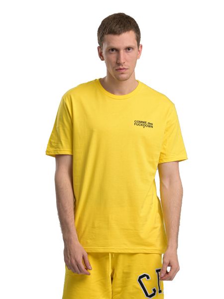 COMME DES FUCKDOWN t-shirt CDFU718 yellow COMME DES FUCKDOWN - 6