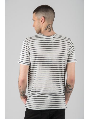 SURPLUS MAN t-shirt SW19265 off white-blue