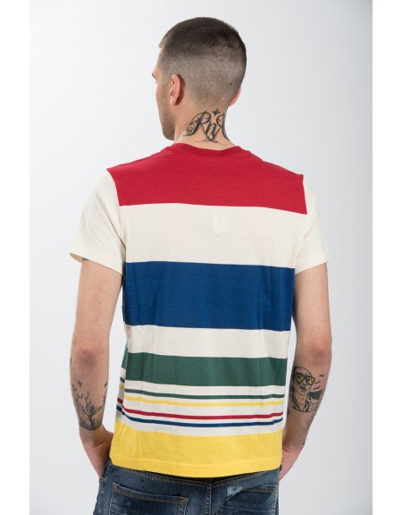 CHAMPION t-shirt 212793-WL009 colorful CHAMPION - 2