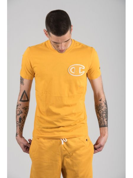 CHAMPION t-shirt 213251-YS026 κίτρινο