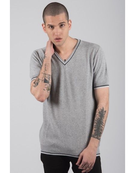 GIANNI LUPO t-shirt νημάτινo BW625 γκρι GIANNI LUPO - 1