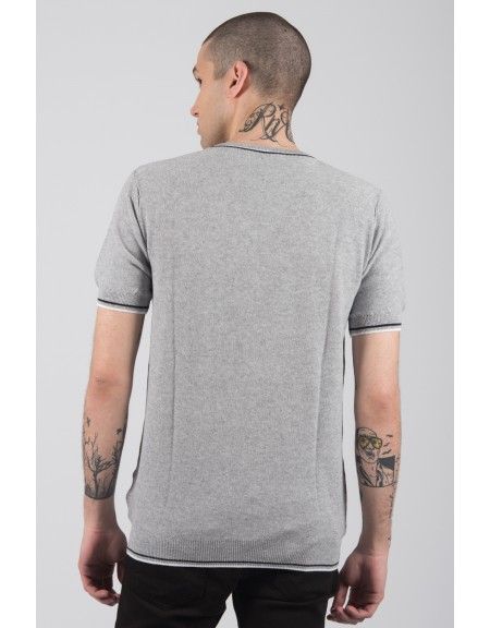 GIANNI LUPO t-shirt νημάτινo BW625 γκρι GIANNI LUPO - 2