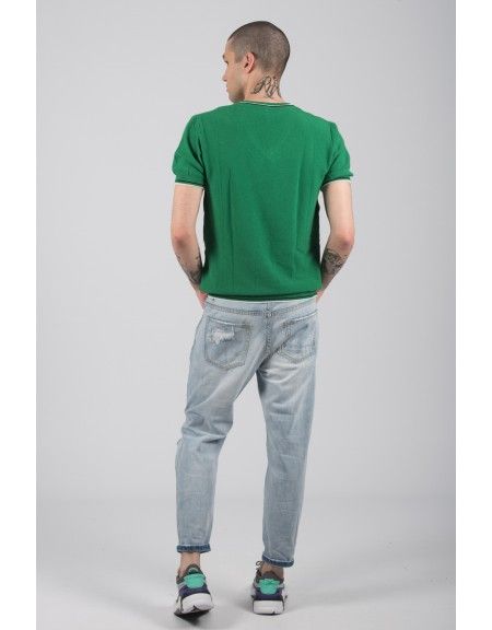 GIANNI LUPO t-shirt thread BW625 green GIANNI LUPO - 4