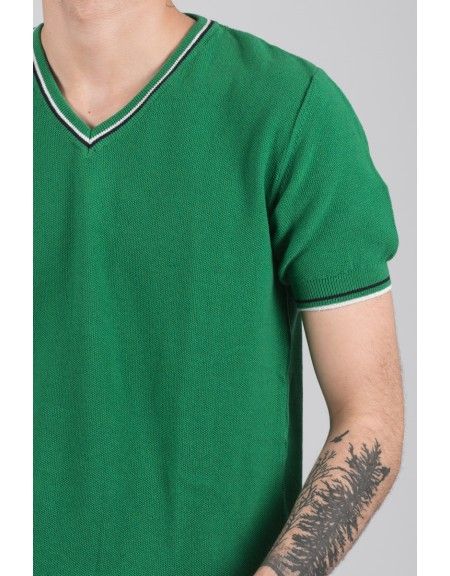 GIANNI LUPO t-shirt thread BW625 green GIANNI LUPO - 5