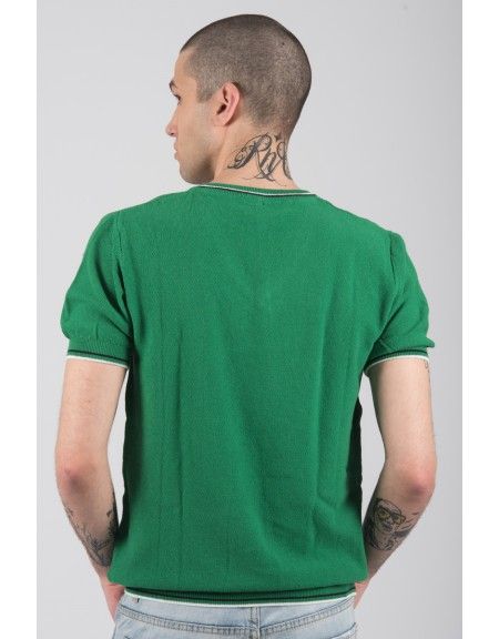 GIANNI LUPO t-shirt thread BW625 green GIANNI LUPO - 2