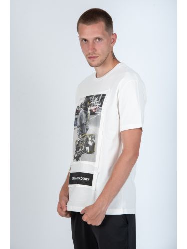 COMME DES FUCKDOWN t-shirt CDFU579 λευκό