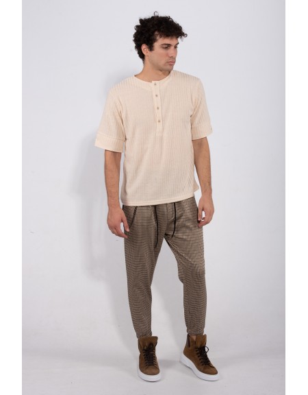 XAGON MAN pants chino ZEUBEA beige-black XAGON MAN - 3
