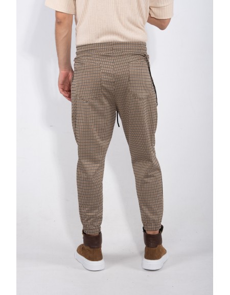 XAGON MAN pants chino ZEUBEA beige-black XAGON MAN - 5