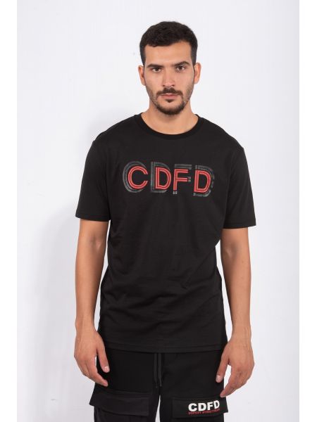 COMME DES FUCKDOWN t-shirt CDFU751 μαύρο
