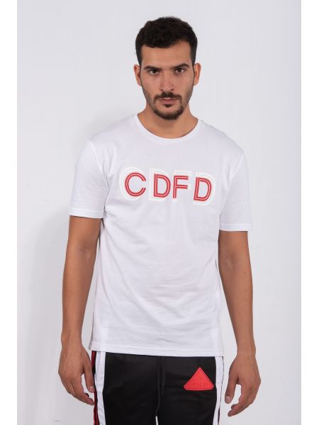 COMME DES FUCKDOWN t-shirt CDFU751 λευκό