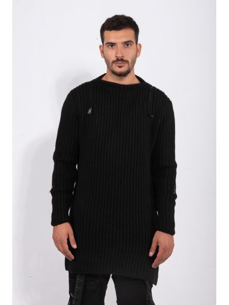 LA HAINE sweater 3J LIBER black