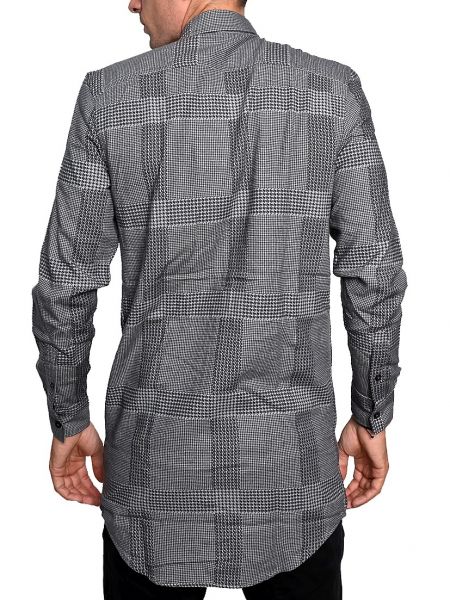 CHEAP MONDAY πουκάμισο 0336492-202 λευκό-μαύρο CHEAP MONDAY - 2