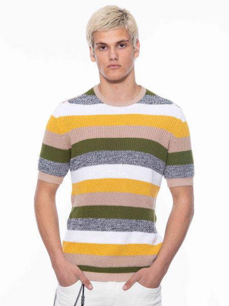 BESILENT MAN t-shirt BSMA0393 πολύχρωμο