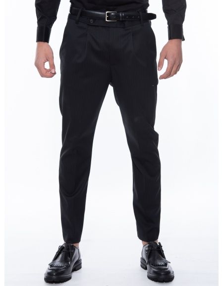 XAGON MAN παντελόνι chino PZR685 μαύρο XAGON MAN - 1