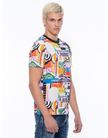 PUMA T-shirt 599791 02 INTL TEE - MULTI Multicolor PUMA - 2