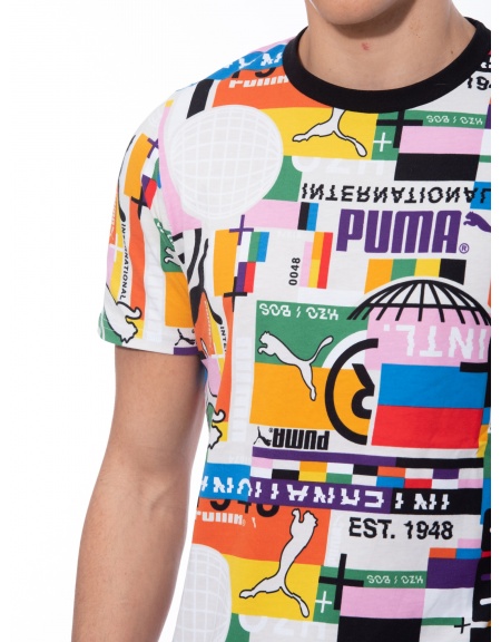 PUMA T-shirt 599791 02 INTL TEE - MULTI Multicolor PUMA - 10