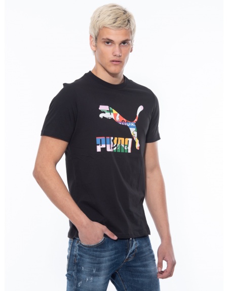 PUMA T-shirt 599804 51 International Μαύρο PUMA - 2