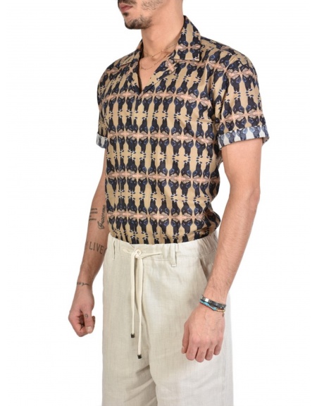 XAGON MAN Short Sleeve Shirt A00002 Printed XAGON MAN - 4
