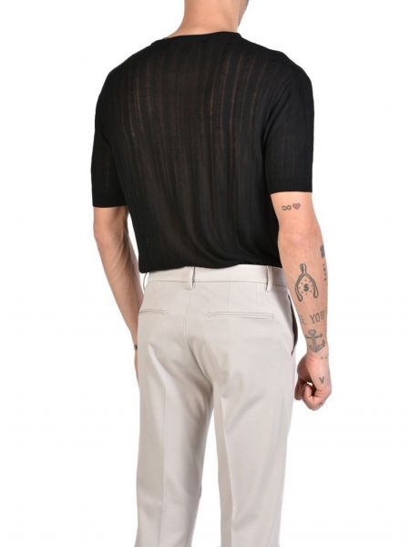 XAGON MAN T-shirt knitted yarn J01204 Black XAGON MAN - 2