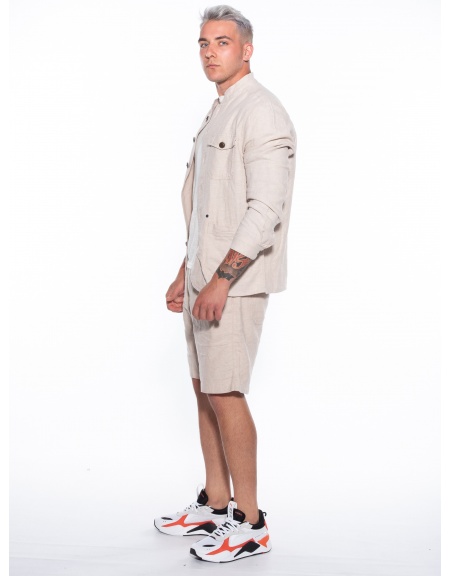 GABBA Chino Bermuda REEF LINEN P5301 Beige GABBA - 7