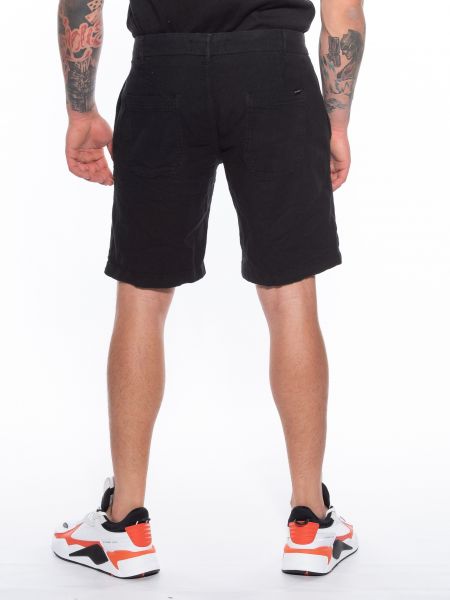 GABBA Chino Βερμούδα  REEF LINEN P5301 Μαύρο GABBA - 2