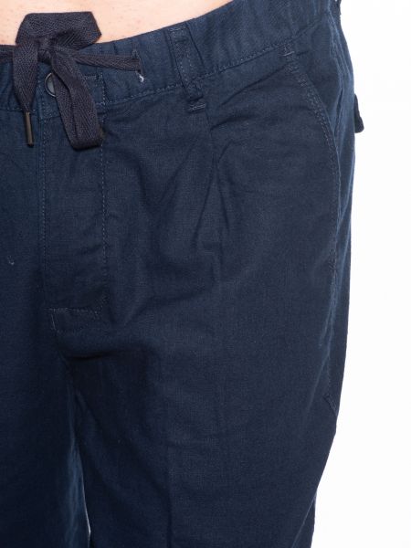 OVER-D Παντελόνι Chino λινό OM623PN Μπλε OVER-D - 6