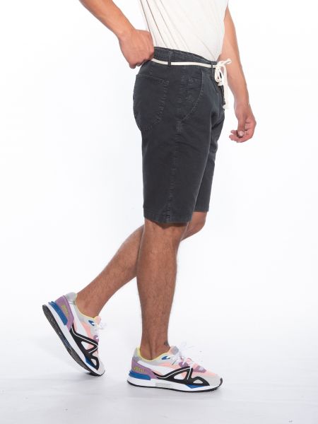 OVER-D Βερμούδα Chino OM700BR Μαύρο OVER-D - 3