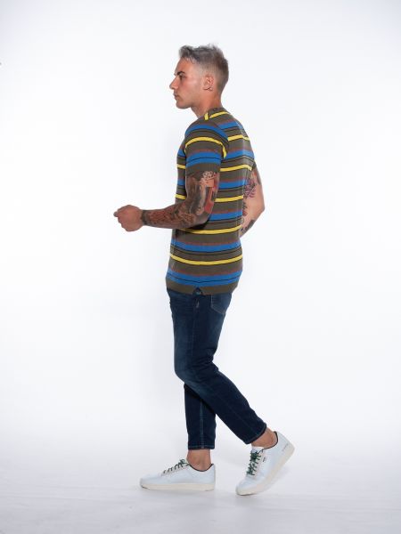 OVER-D T-shirt νημάτινο OM774MG Λαδί OVER-D - 9