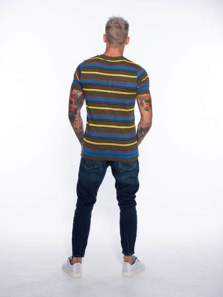 OVER-D T-shirt νημάτινο OM774MG Λαδί OVER-D - 7