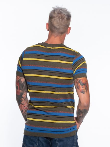 OVER-D T-shirt νημάτινο OM774MG Λαδί OVER-D - 2